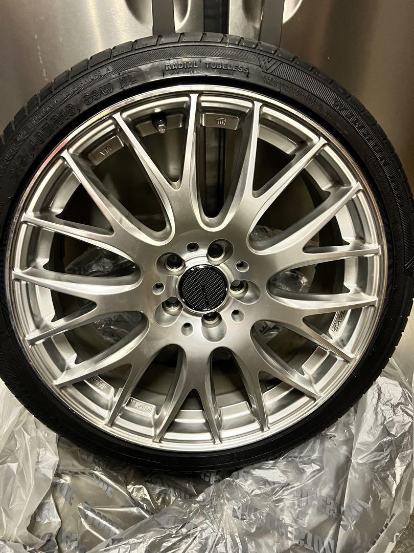 18インチ シルバー ホイール4本セット