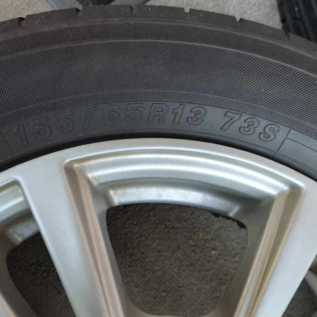 155/65R13 ヨコハマ　ECOS　　ホイルセット