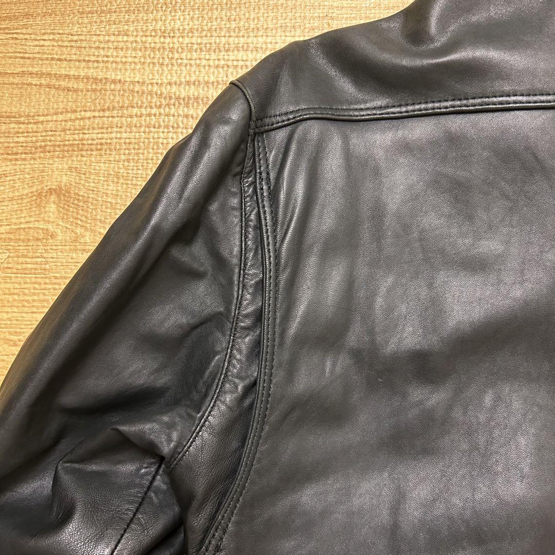 【vintage】80s レザージャケット　古着　MEMBERS ONLY