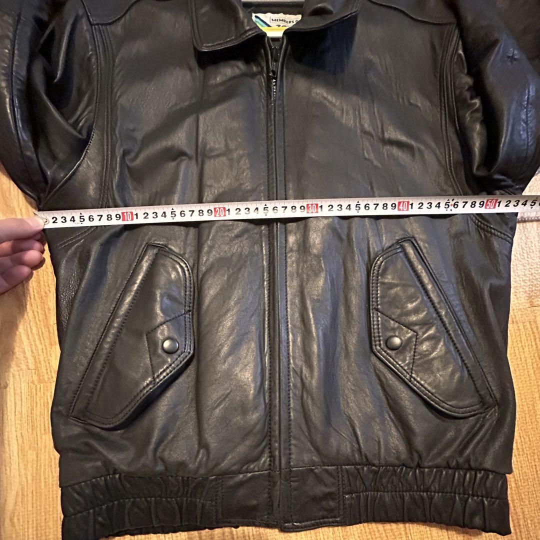 【vintage】80s レザージャケット　古着　MEMBERS ONLY