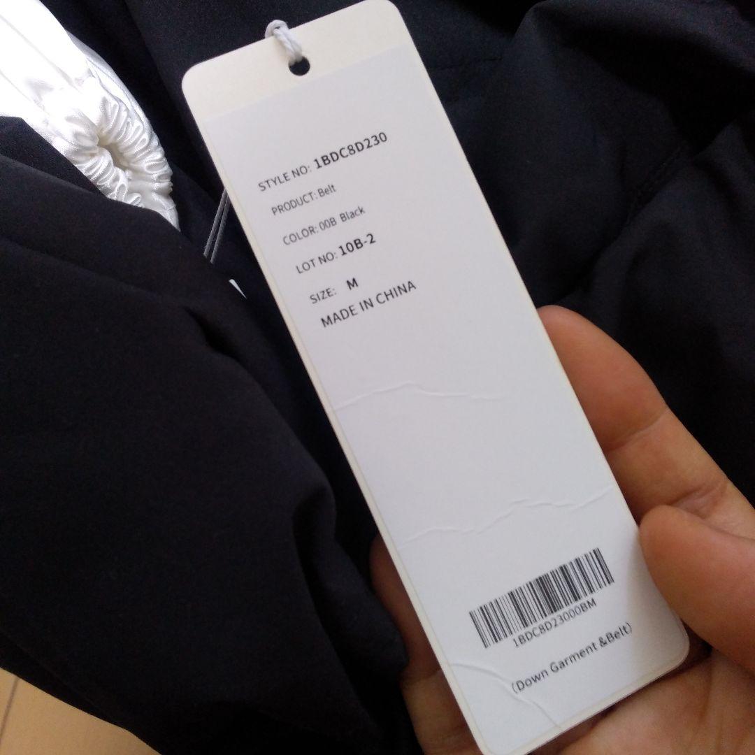 GOELIAベルト付きフード付きギャザーウエストロンググースダウンガーメント M GOELIAベルト付きフード付きギャザーウエストロンググースダウンガーメント M