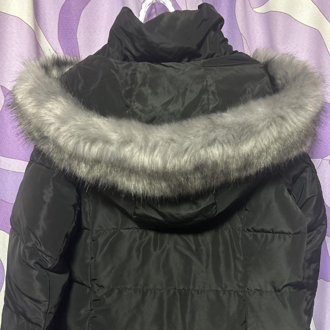 Rady ファーフーディロングダウンコート ジップアップアウター