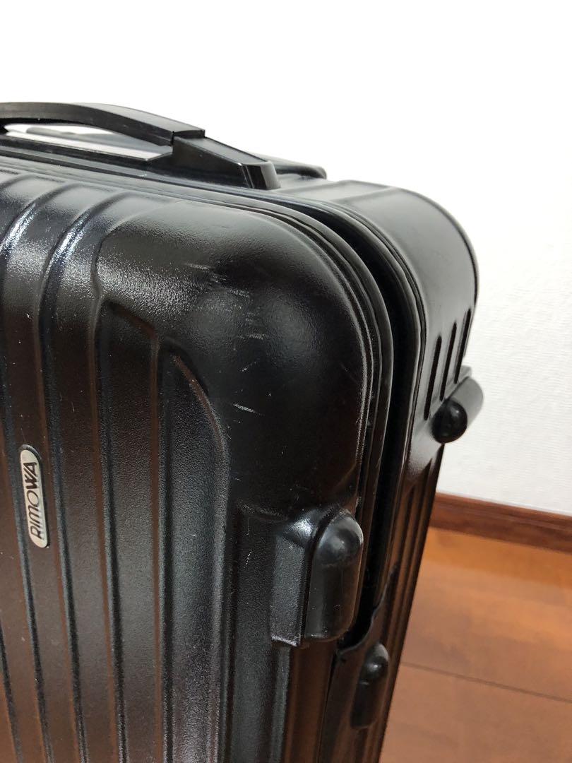 難あり【USED】リモワ 機内持込 二輪スーツケース ブラック