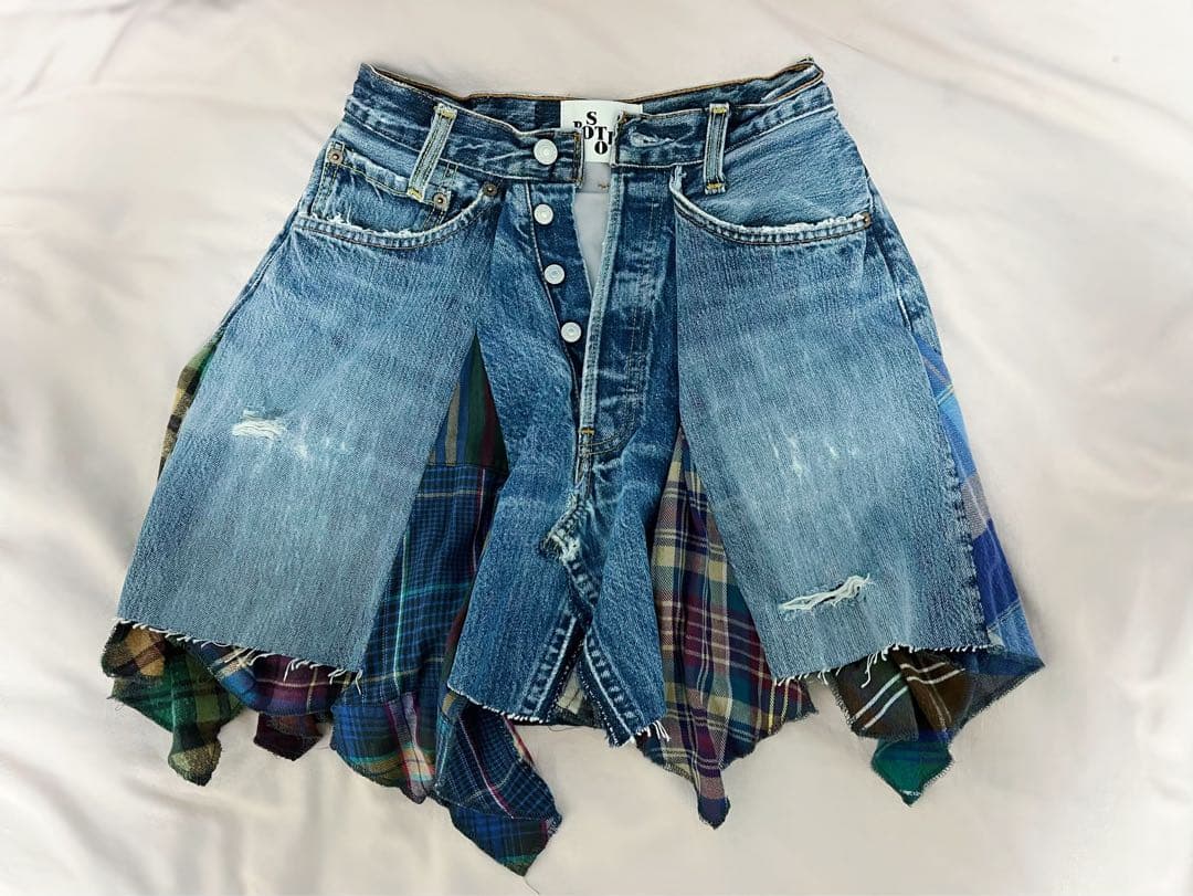 おすすめ jouetie POS TOKYO デニムスカート ミニスカート - www