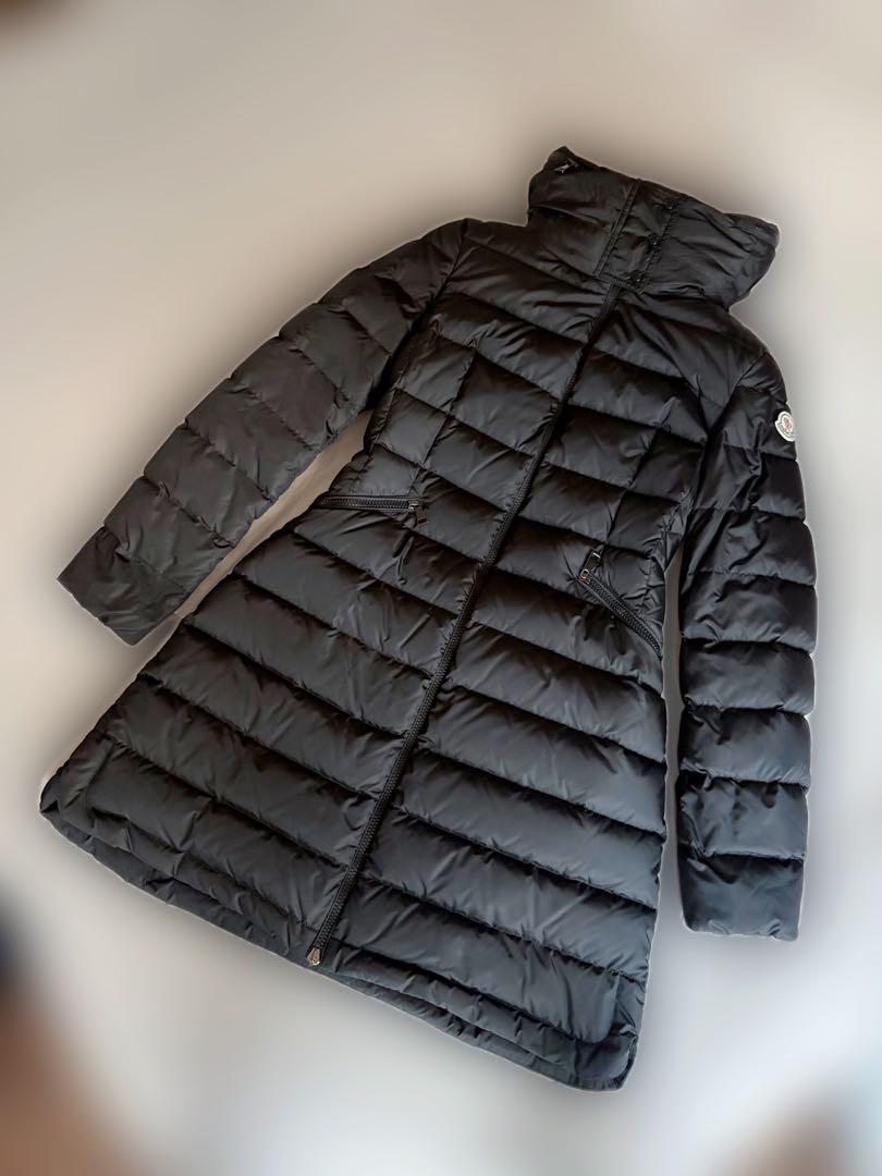 出品本日まで❣️⭐️モンクレール　フラメッテ　コートサイズ1ブラック MONCLER モンクレール FLAMMETTE GIUBBOTTO フラメッテ ダウン