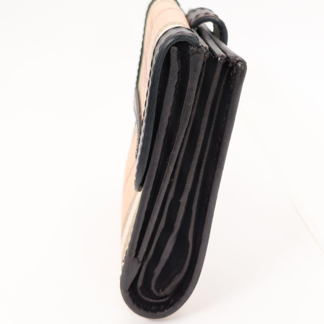 ✩ BURBERRY バーバリー ノバチェック PVC レザー 2つ折り