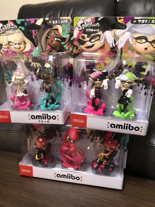 のアイテム一覧 amiibo トリプルセット テンタクルズセット ゲーム