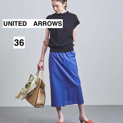 UNITED ARROWS グレー スカートスーツ 36 ☆値下げしました！【UNITED ARROWS】スカートスーツ上下
