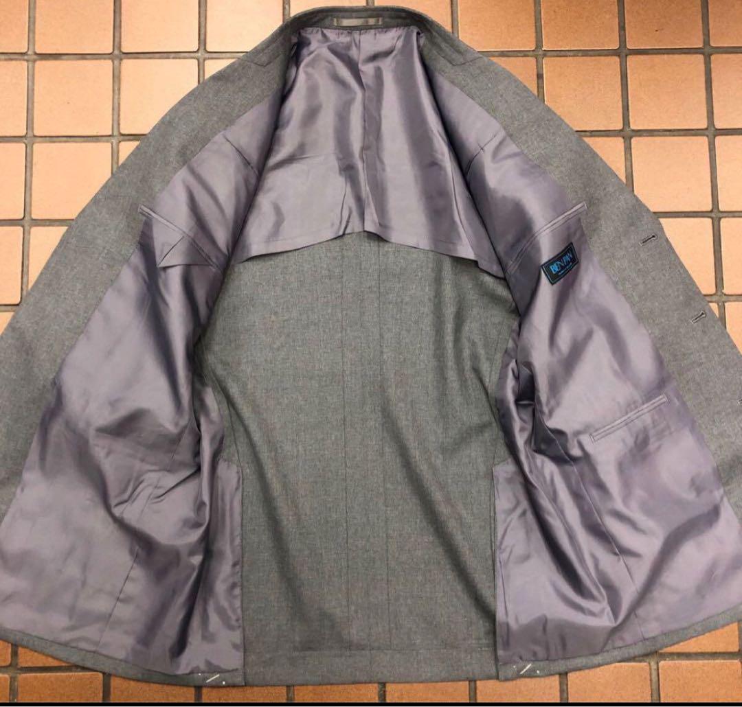 新品 AB5 M相当 シングルスーツ グレー系 メンズスーツ セットアップ