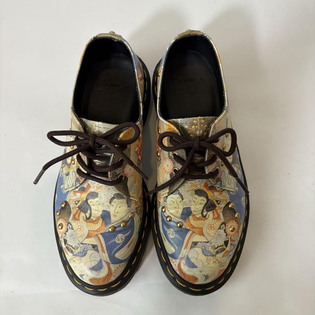 レア Dr.Martens ドクターマーチン 浮世絵 和柄 UK4