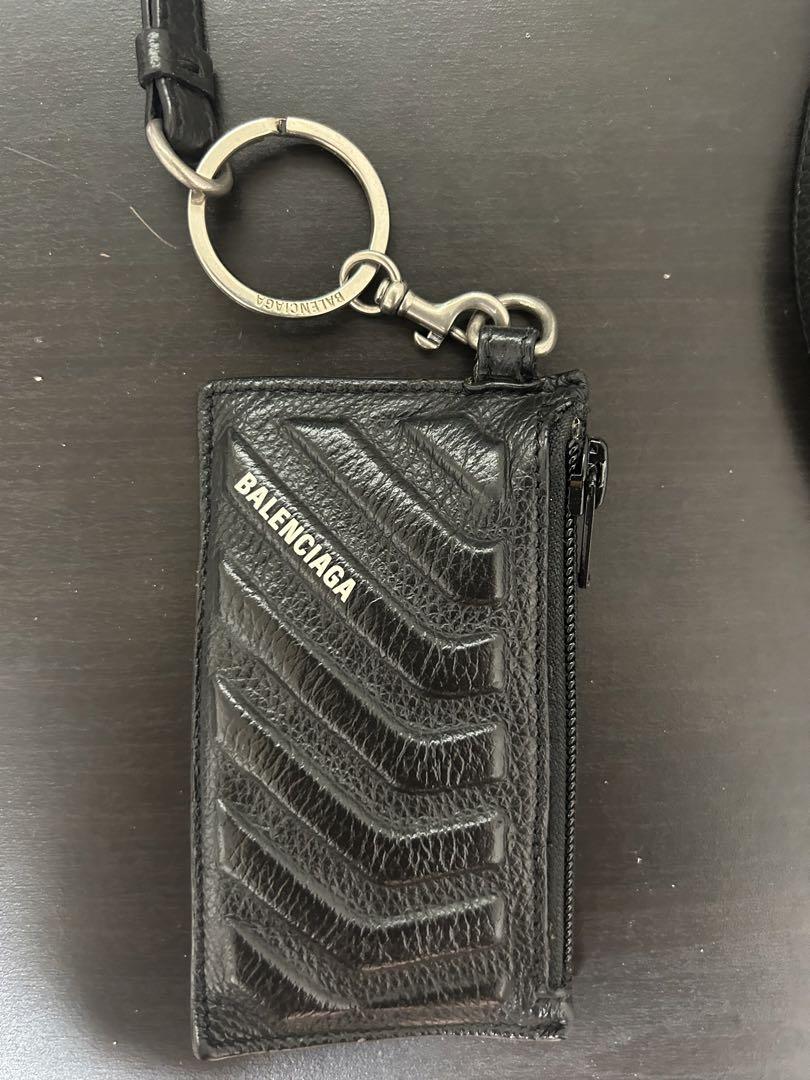 【美品】BALENCIAGA キーホルダー ブラック BALENCIAGA ブラック ネックストラップ - メルカリ