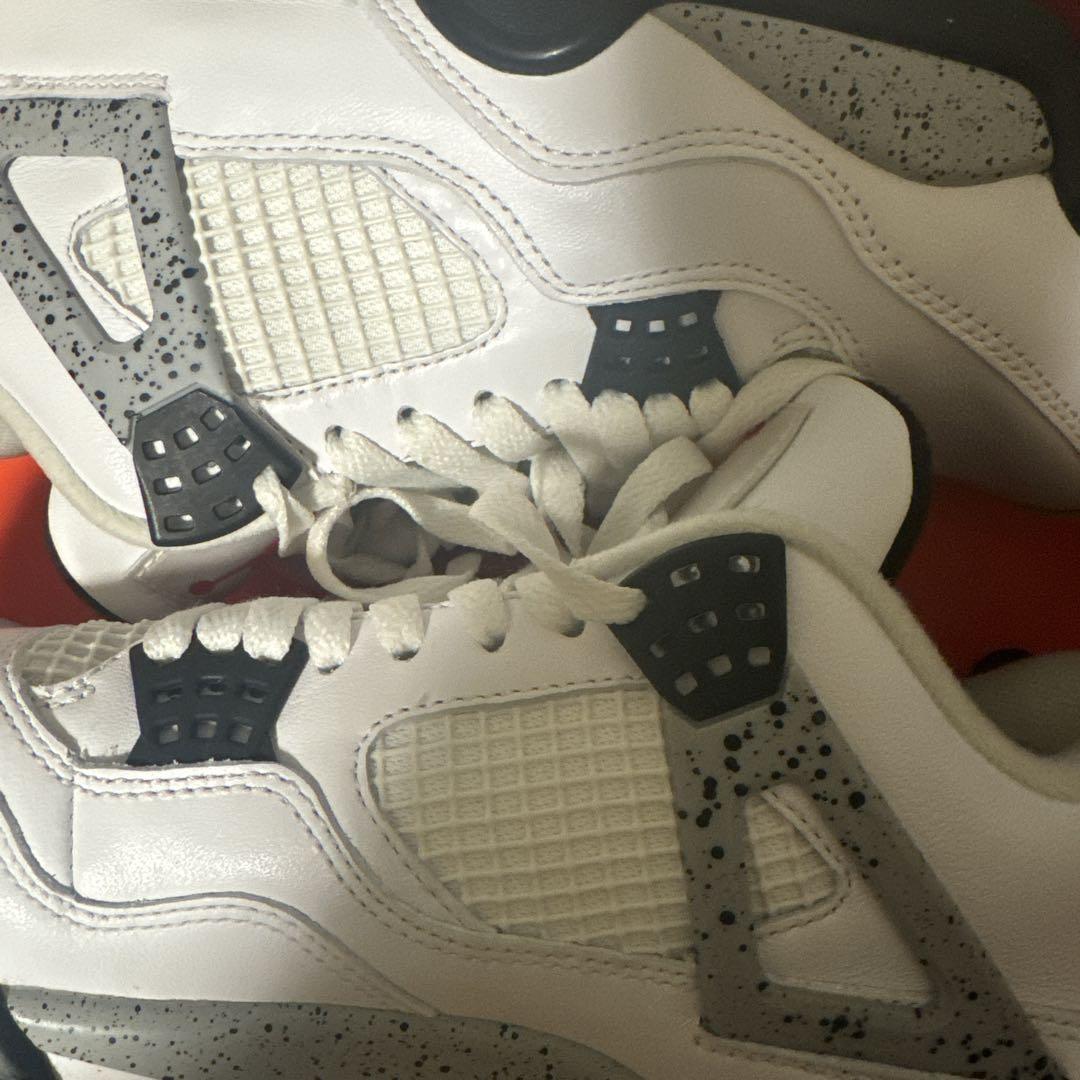 【最終価格】Air Jordan 4 /Cement/2016年版/26.5cm Size 11 - Jordan 4 Retro OG White Cement 2016 With Box