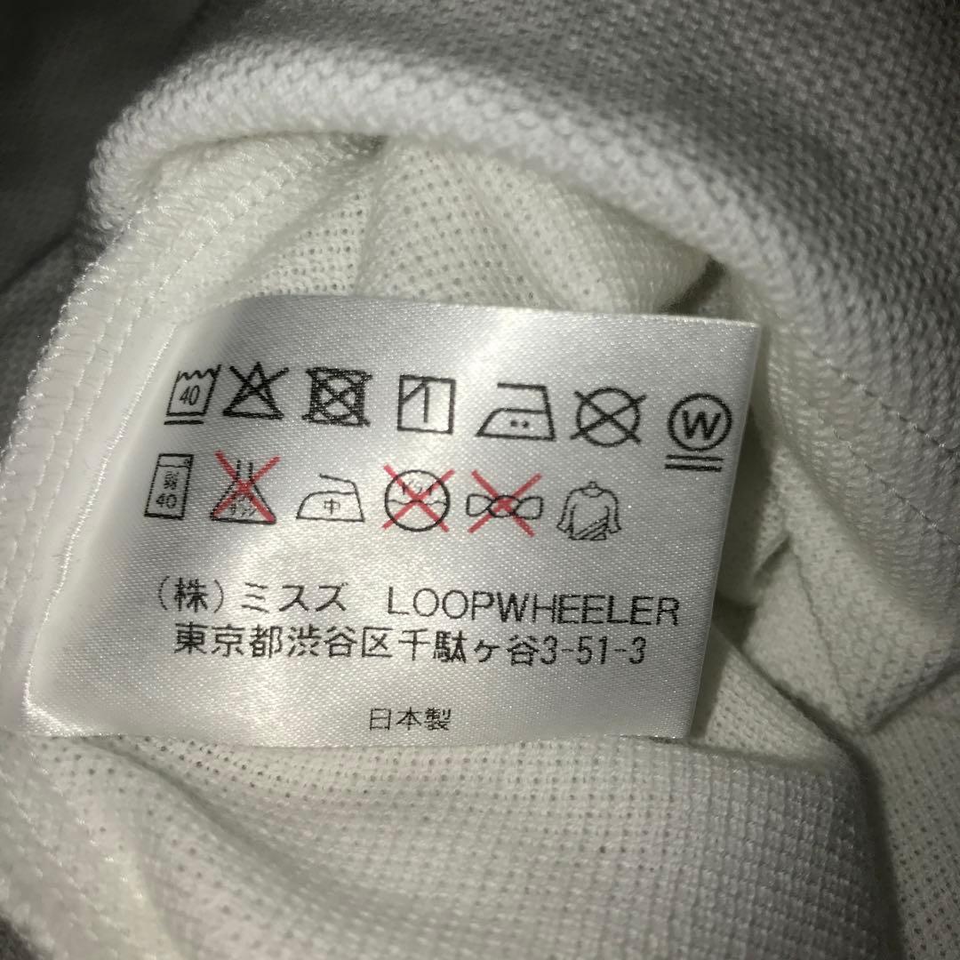 ホワイトポロシャツ LL