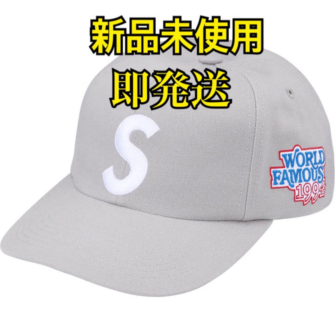 Supreme World Famous S Logo 6-Panel グレー