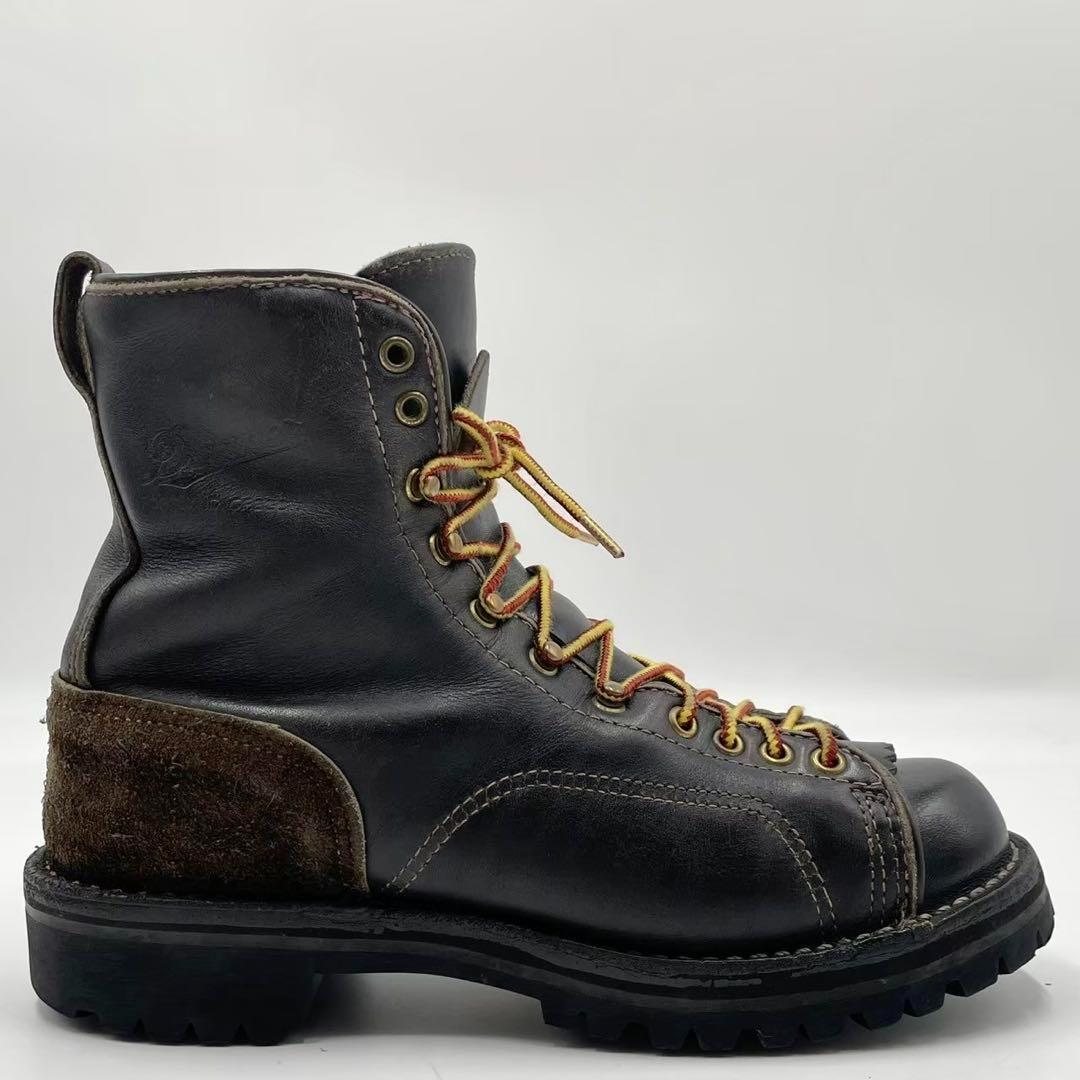 お礼や感謝伝えるプチギフト Danner ダナー 黒 レースアップ ブーツ ウッズマン WOODSMAN 靴