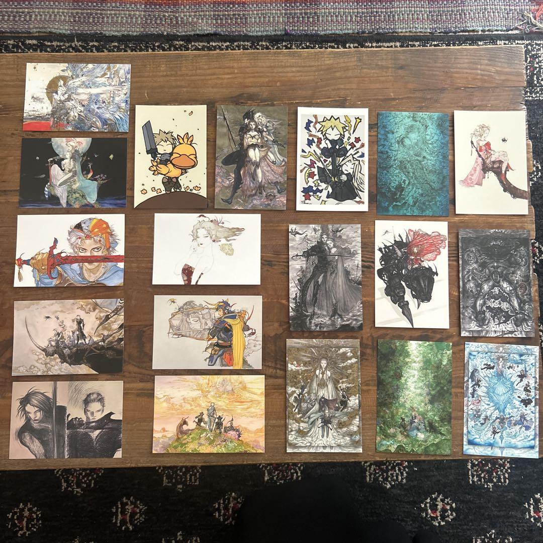 ファイナルファンタジー ポストカードセット 天野喜孝展　19枚