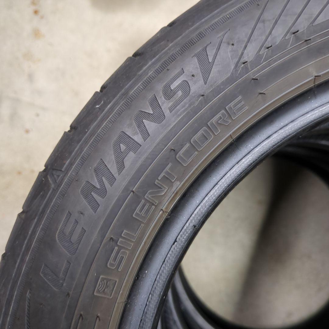 4本 2020年製 約8分山 165/60R14 ダンロップ ルマンⅤ