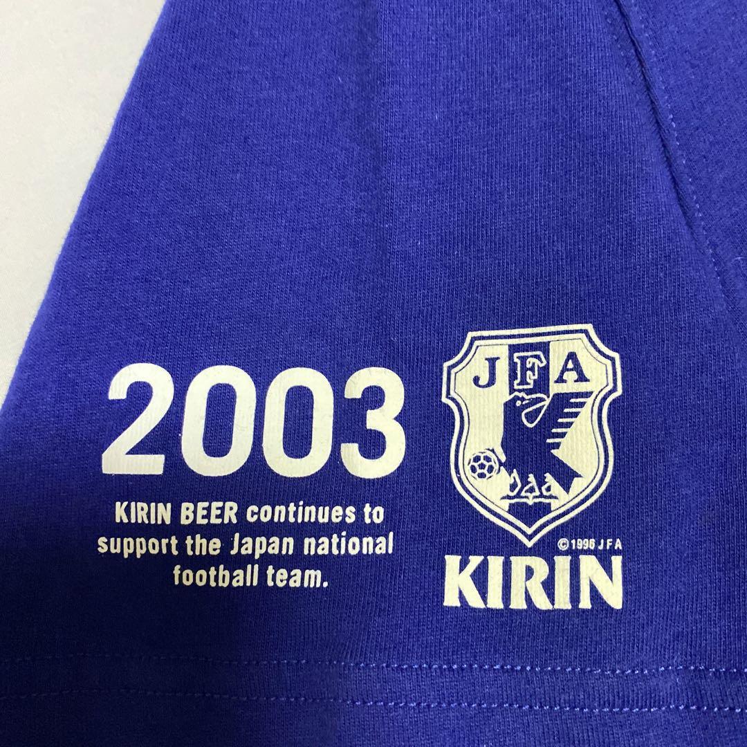 希少品 Adidas KIRIN JFAサッカー日本代表 11 Tシャツ2003