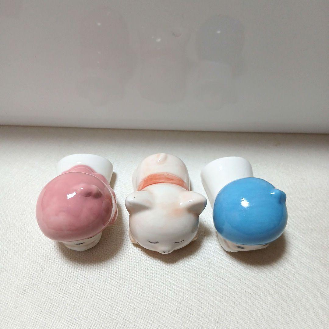 新品 リトルツィンスターズ キキララ マグネット 置物 陶器 サンリオ キキララ リトルツインスターズ 陶器 製箸置き 3個