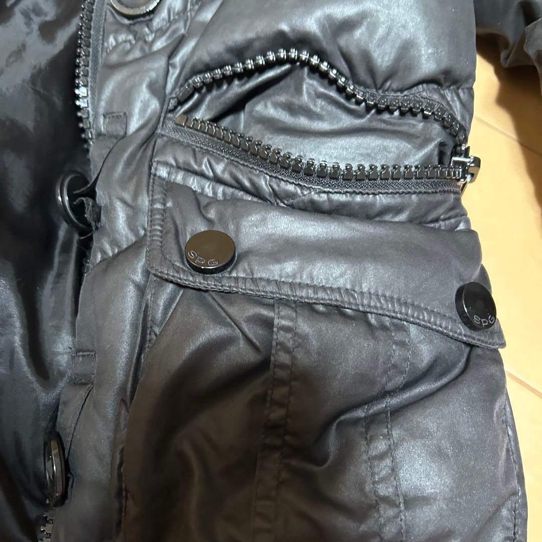 y2k SPIRALGIRL far down jacket平成ギャル 短丈リブ y2k SPIRALGIRL far down jacket平成ギャル 短丈リブ