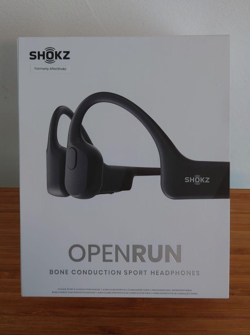 SHOKZ OPENRUN 骨伝導イヤホン ブラック