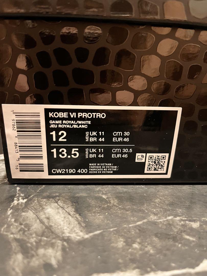 靴 Nike Kobe 6 Protro \"Dodgers/Game \"
