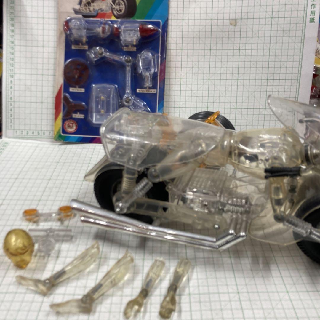 1970年代旧タカラの変身サイボーグバイクサイボーグ武器No.2新品未開封セット