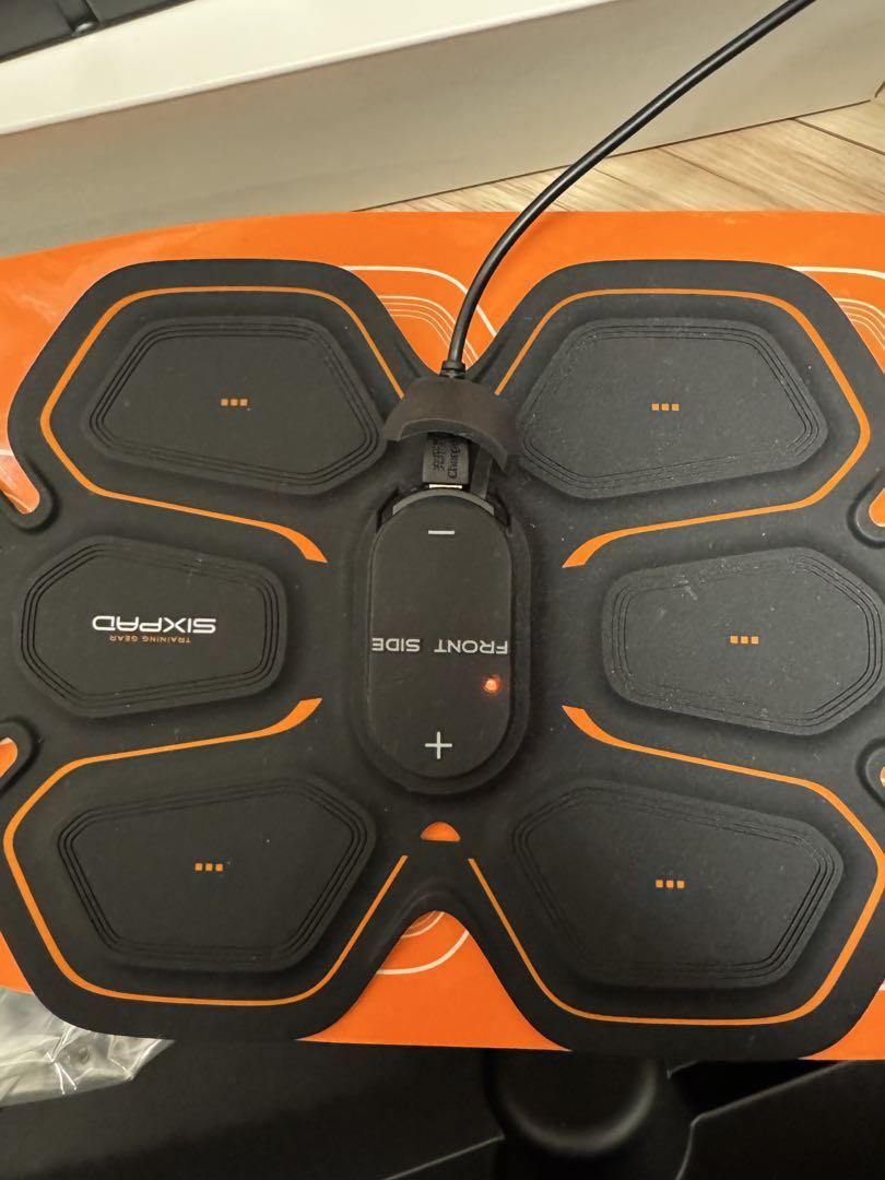 SIXPAD Abs Belt オレンジ・黒　シックスパッド　腹筋　美品