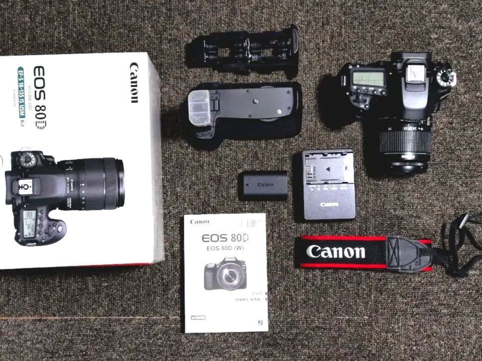 Canon EOS 80D + EF18-55mm レンズセット Canon EOS 80D + EF18-55mm レンズセット