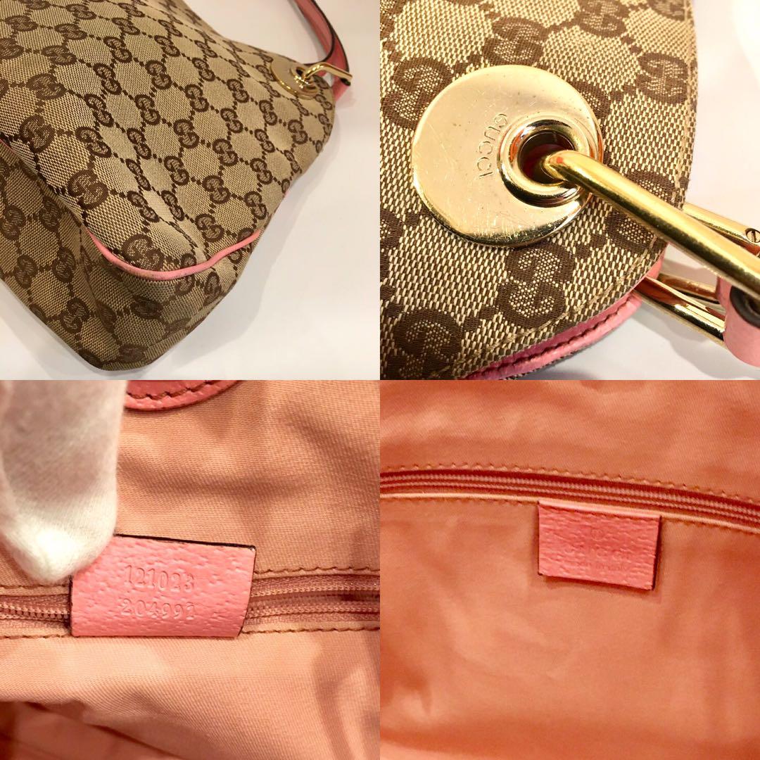 豊富なHOT 美品 GUCCI ✨GGキャンバス ショルダーバッグ 121023 Neq5M-m85469962707 人気得価