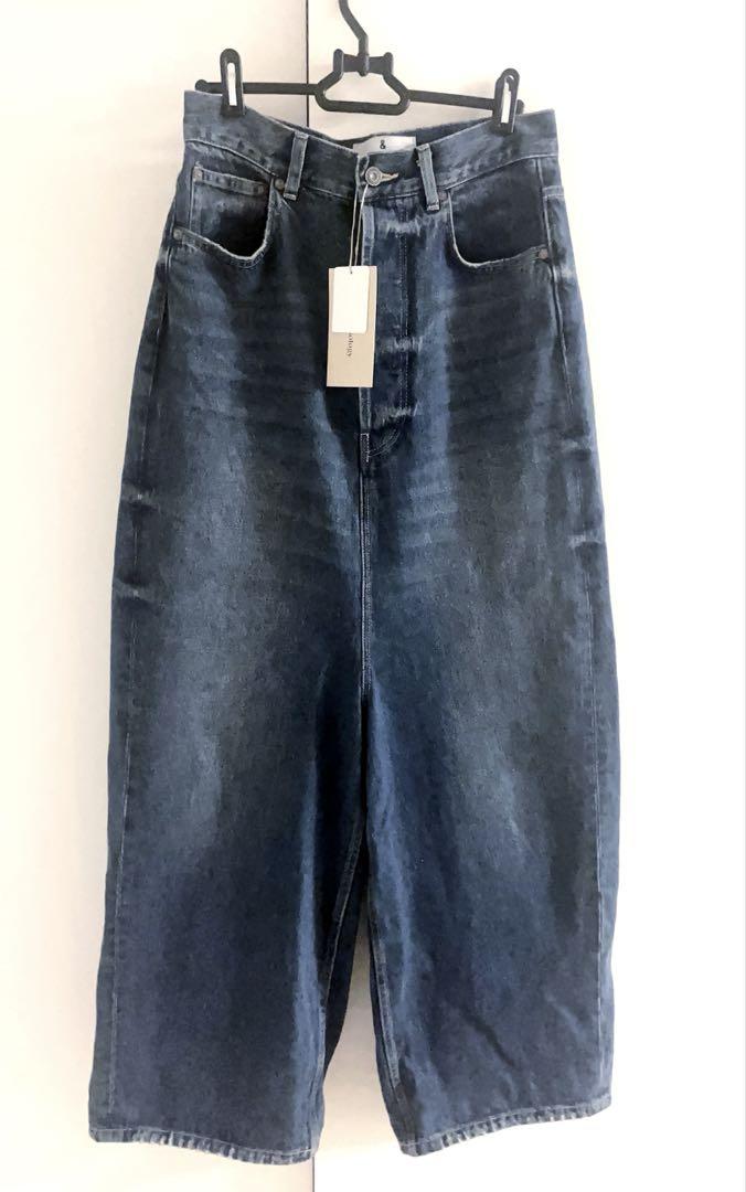 新品　Curensology(カレンソロジー　スーパーワイドルーズデニム