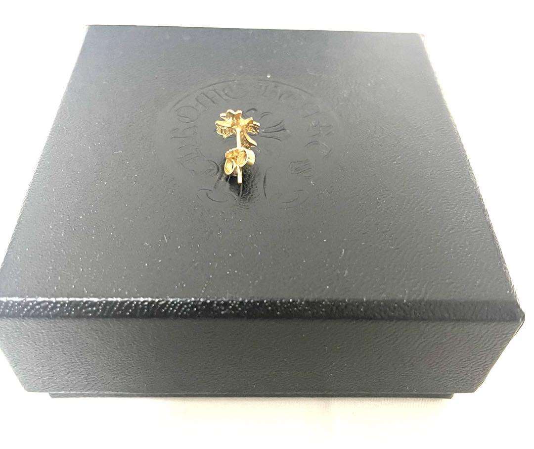 CHROME HEARTS クロムハーツ　22k クロス　ピアス
