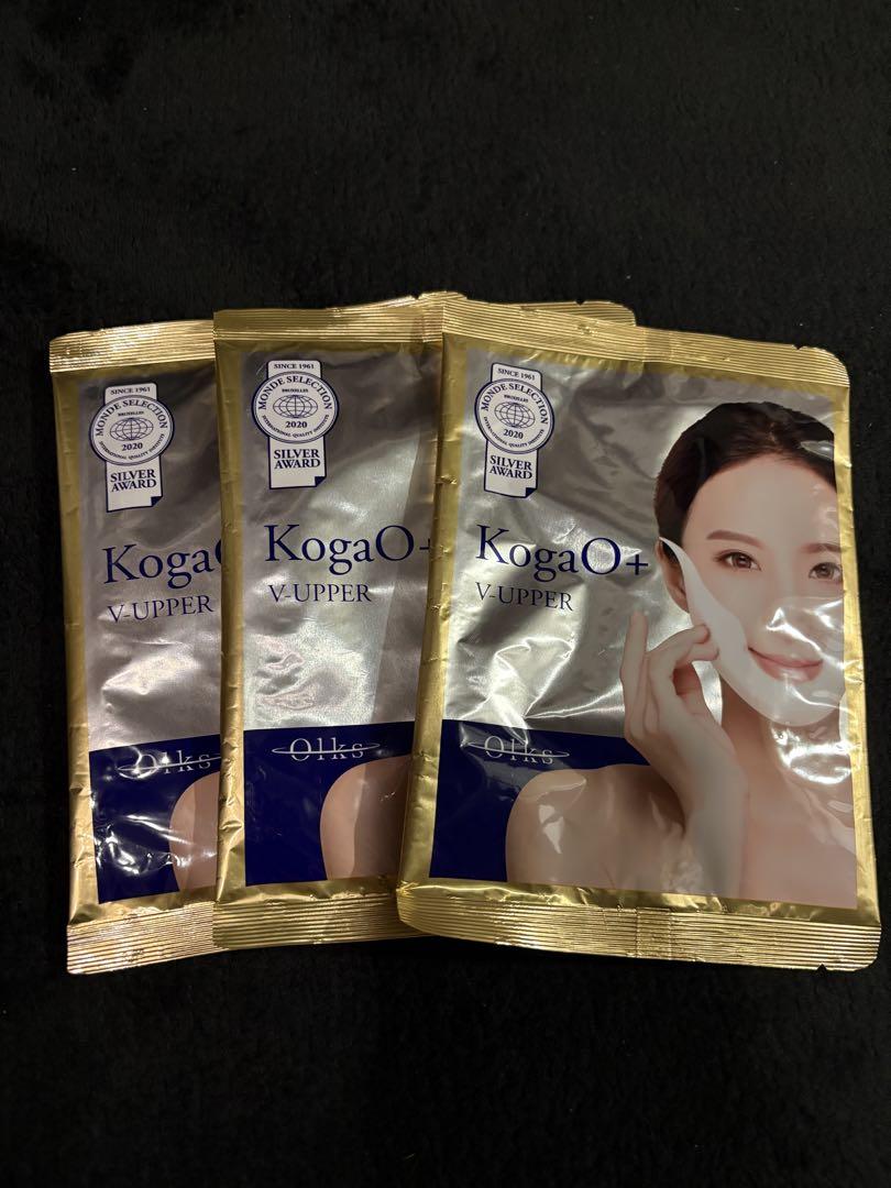 KogaO+ シートマスク 6枚入り Amazon | KogaO+ 小顔プラス 純日本産 [小顔パック 小顔マスク