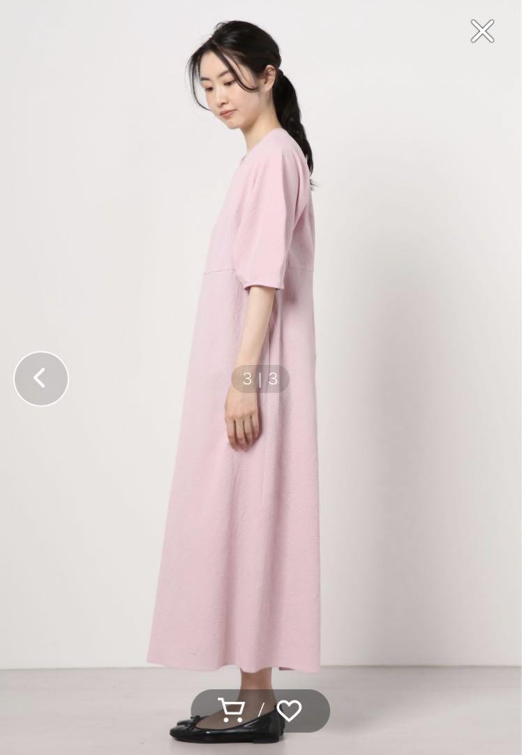 6(ROKU)＞VOLUME SLEEVE DRESS/ワンピース 36