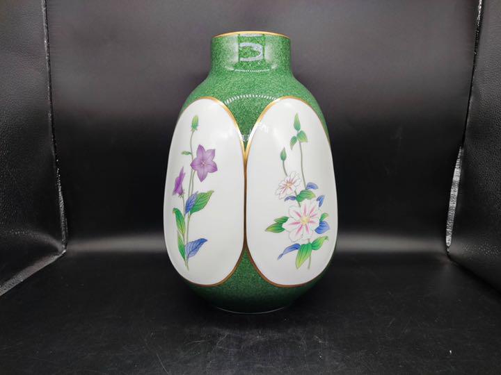 ホワイト系あなたにおすすめの商品 022109 香蘭社 茶席の花シリーズ グランドセール 香蘭社 茶席の花シリーズ 花瓶 美品 022109 陶芸