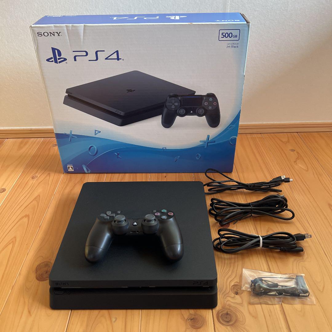 国内即発送】PS4 ジェット・ブラック 500GB CUH-2000A B01 家庭用