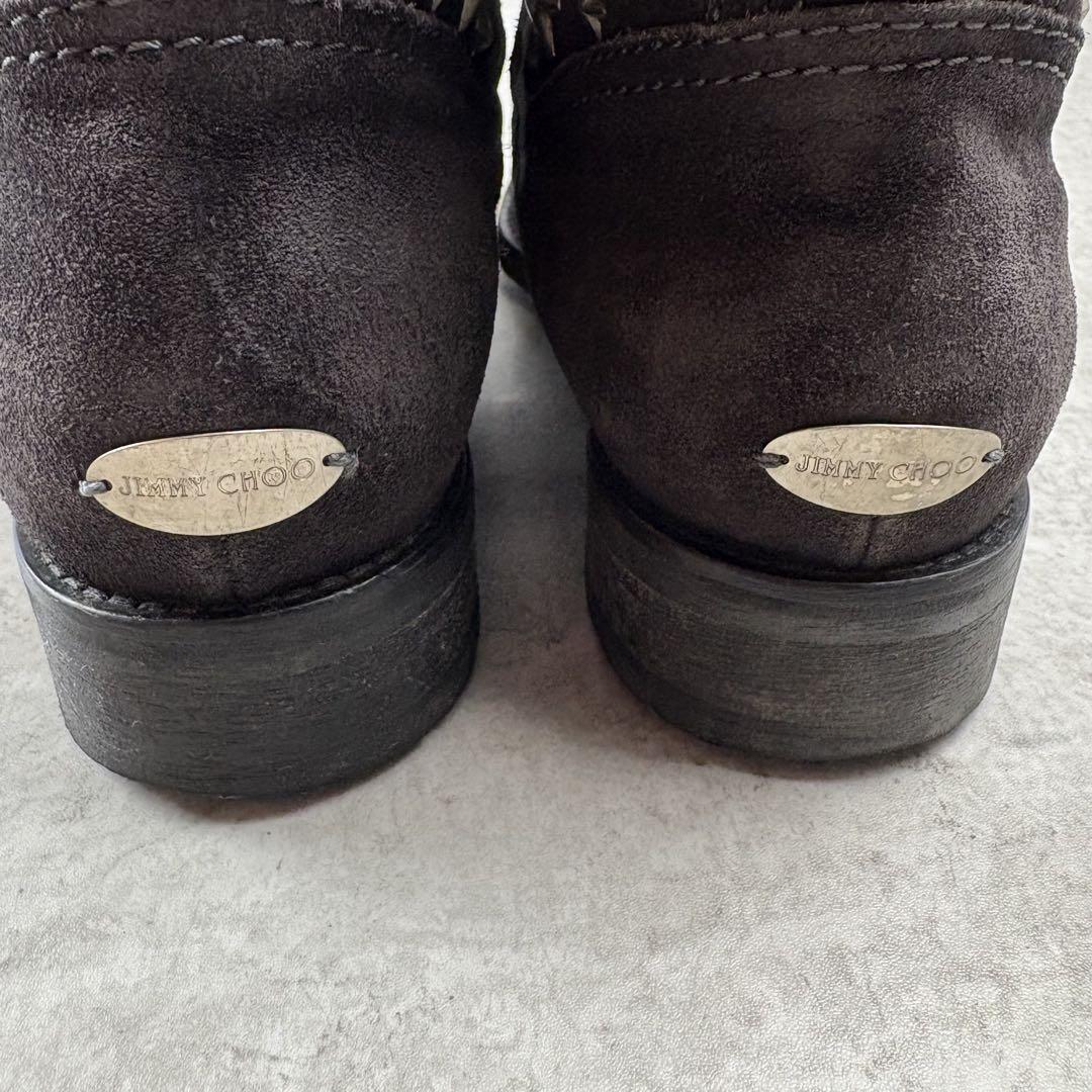 ジミーチュウ　JIMMY CHOO スタッズ　スエード　ブーツ　36 1/2