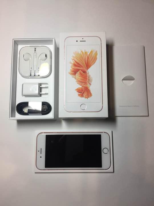 iPhone 6s 64GB ローズゴールド 本体 付属品 箱付き SIMフリー SIMフリー iPhone6s 64GB ローズゴールド 液晶新品 付属品完備