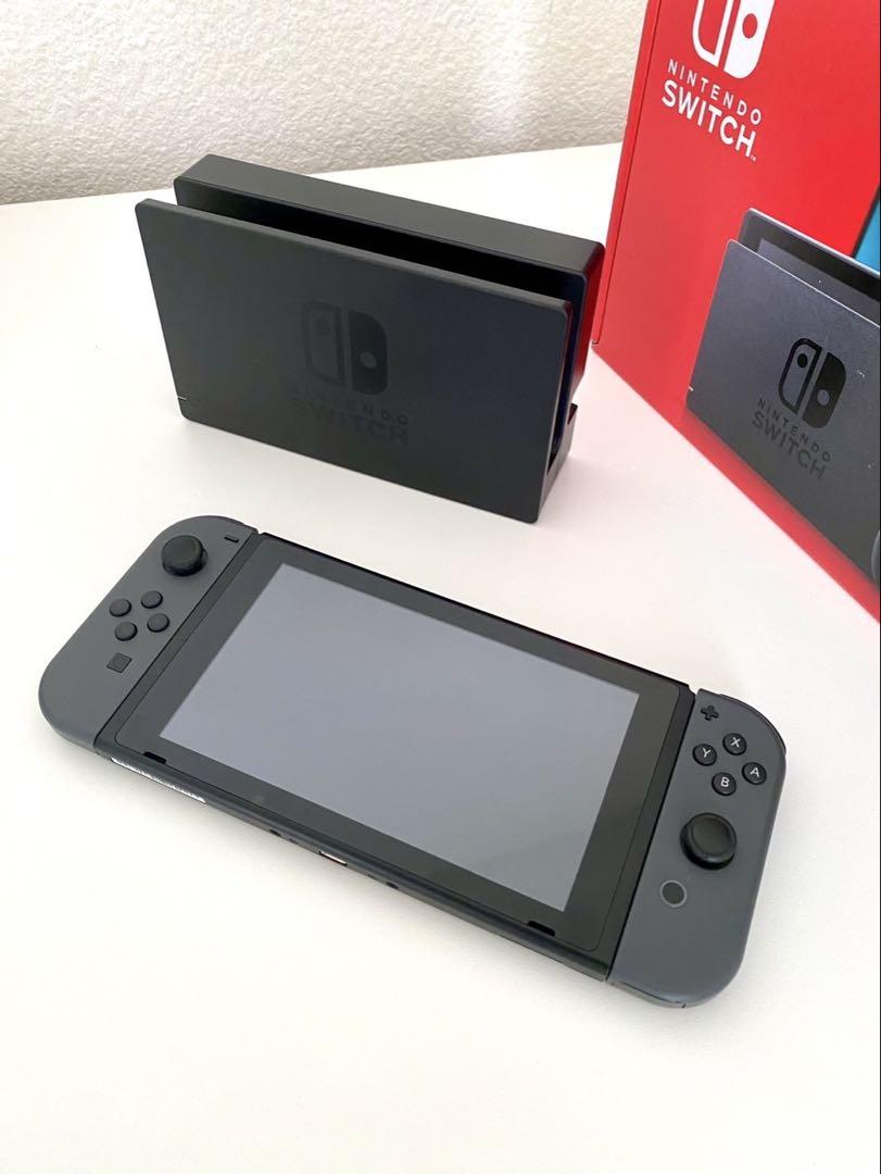 Nintendo Switch グレー 本体 箱付き