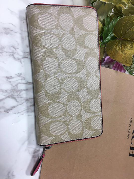 限定SALE新作登場 正規品 新品 未使用 COACH コーチ 長財布 ライトカーキ QrgOs-m85475564024 お得在庫あ