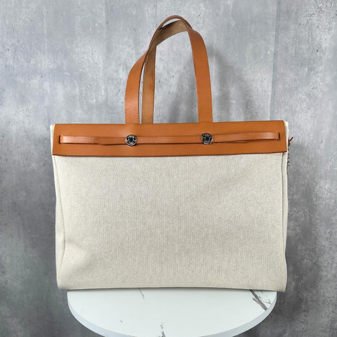 【】Hermes エール トート バッグ MM トワルアッシュ