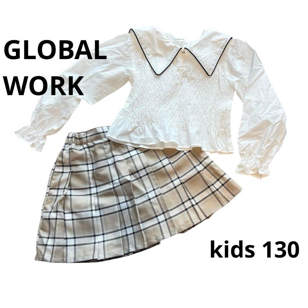 GLOBAL WORK キッズ 130 サイズ グローバルワーク セーラー
