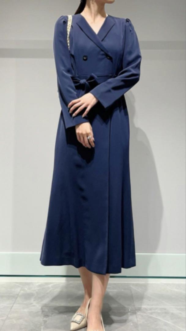 セルフォード ネイビー ロングワンピース