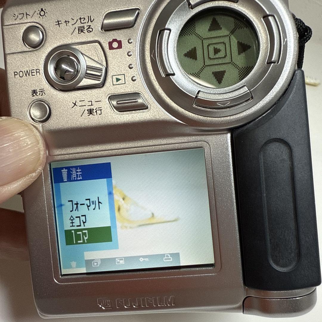 美品 フジ FinePix 4700 Zoom 単三形電池 スマーメディア付
