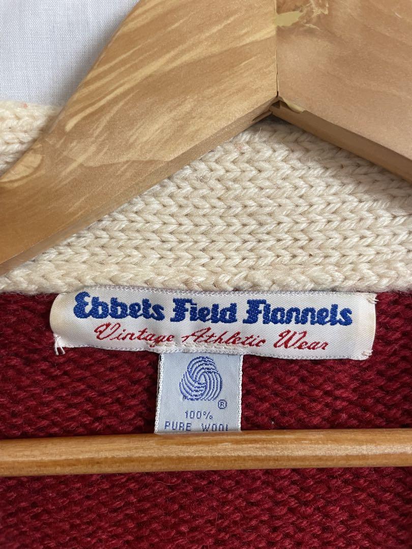 古着 エベッツフィールド ウールニットカーディガン ebbets field