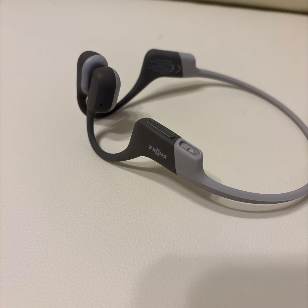 SHOKZ OPENRUN 骨伝導イヤホン グレー