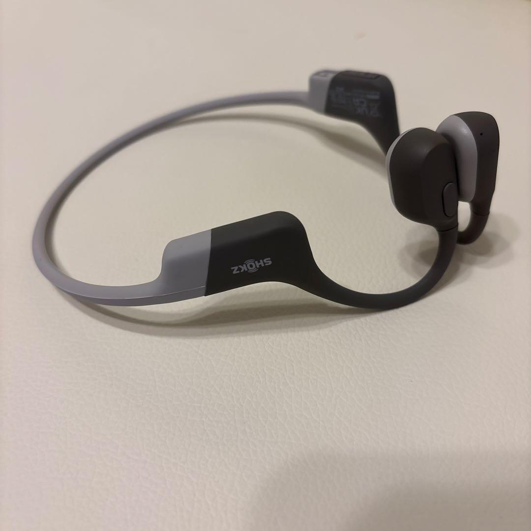 SHOKZ OPENRUN 骨伝導イヤホン グレー