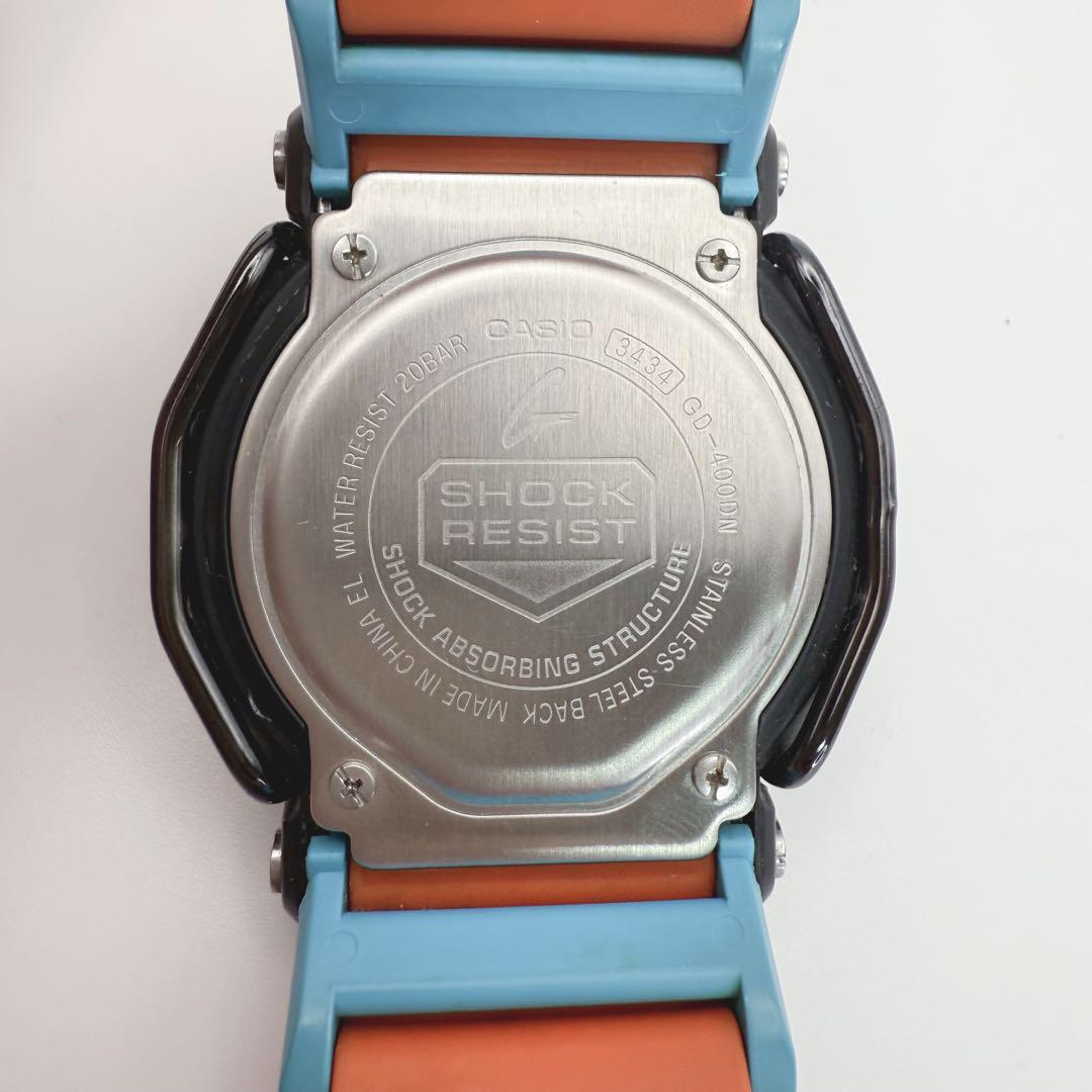 希少 G-SHOCK GD-400DN ブラック オレンジ ダスティ・ネオン