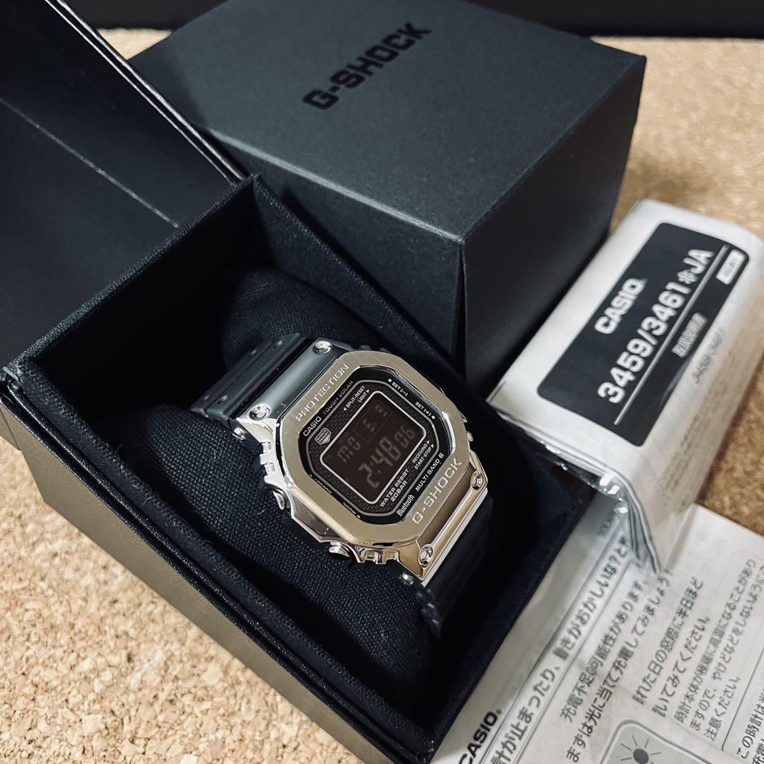 【美品】カシオG-SHOCK /GMWーB5000ー1J電波ソーラー