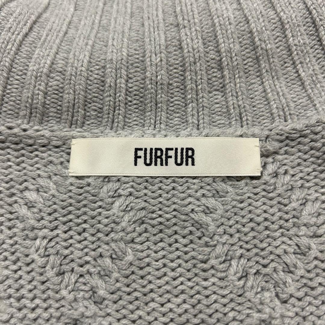 FURFUR☆セータージャケット☆カーディガン☆配色ライン